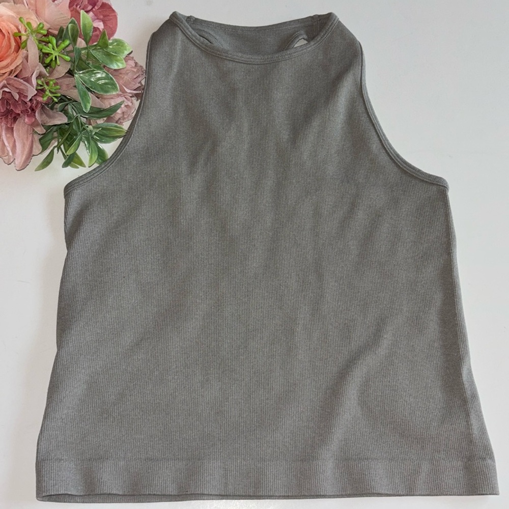 FP Intimately Tank S FREE PEOPLE Movement High Neck Ribbed Tank 90s NYC girl